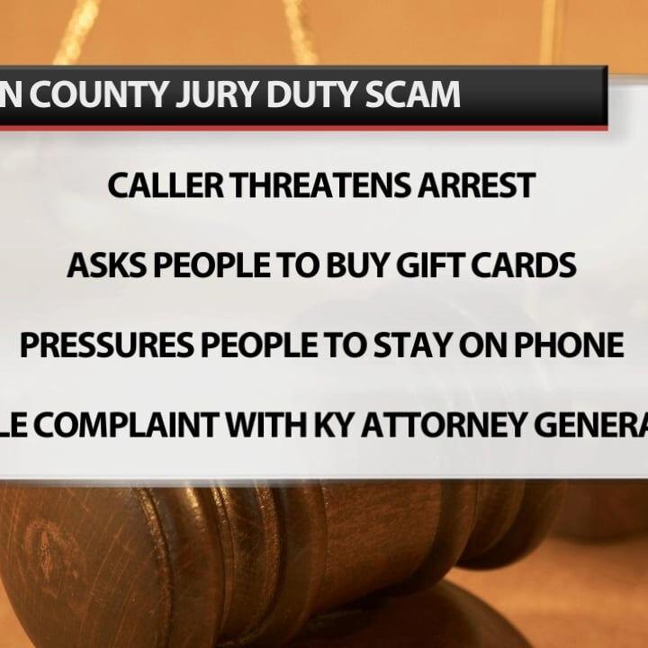 Nelson County Sheriff's Office warning public of jury duty scam